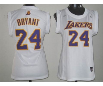 women nba jerseys los angeles lakers #24 bryant white