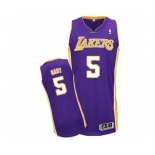 Youth Adidas Los Angeles Lakers #5 Josh Hart Authentic Purple Road NBA Jersey