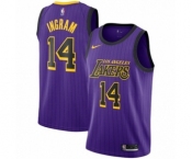 Youth Nike Los Angeles Lakers #14 Brandon Ingram Swingman Purple NBA Jersey - City Edition