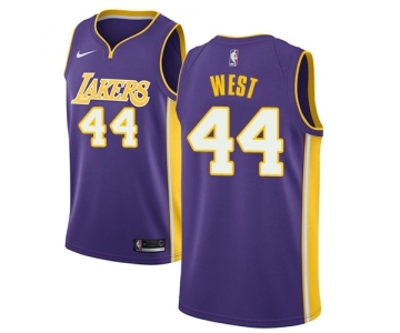 Youth Nike Los Angeles Lakers #44 Jerry West Swingman Purple NBA Jersey - Statement Edition