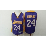 babywear nba los angeles lakers #24 kobe bryant purple