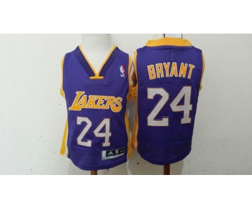 babywear nba los angeles lakers #24 kobe bryant purple