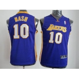 youth nba los angeles lakers #10 nash purple