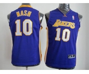 youth nba los angeles lakers #10 nash purple