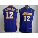 youth nba los angeles lakers #12 dwight howard purple