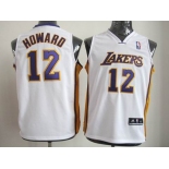 youth nba los angeles lakers #12 dwight howard white