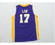 youth nba los angeles lakers #17 lin purple[revolution 30 swingman][lin]