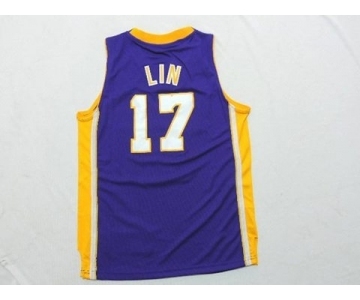 youth nba los angeles lakers #17 lin purple[revolution 30 swingman][lin]