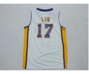 youth nba los angeles lakers #17 lin white[revolution 30 swingman][lin]