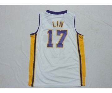 youth nba los angeles lakers #17 lin white[revolution 30 swingman][lin]