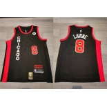 Bulls #8 Zach LaVine Black Nike 2023-24 City Edition Swingman Jersey