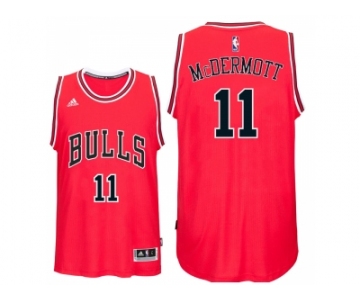 Chicago Bulls #11 Doug McDermott 2016 Road Red New Swingman Jersey