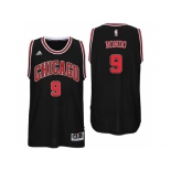 Chicago Bulls #9 Rajon Rondo Alternate Black New Swingman Jersey