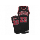 Men's Adidas Chicago Bulls #22 Cameron Payne Authentic Black Alternate NBA Jersey