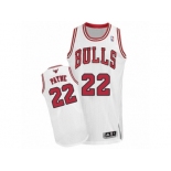 Men's Adidas Chicago Bulls #22 Cameron Payne Authentic White Home NBA Jersey