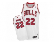 Men's Adidas Chicago Bulls #22 Cameron Payne Authentic White Home NBA Jersey