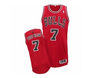 Men's Adidas Chicago Bulls #7 Michael Carter-Williams Authentic Red Road NBA Jersey