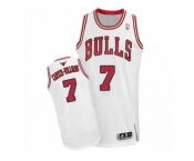 Men's Adidas Chicago Bulls #7 Michael Carter-Williams Authentic White Home NBA Jersey