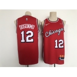 Men's Chicago Bulls #12  Dosunmu Nike Red 2022 Swingman City Jersey