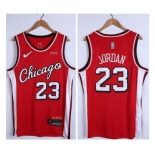 Men's Chicago Bulls #23 Michael Jordan 75th Anniversary Red Edition Swingman Stitched Basketball Jersey