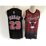 Men's Chicago Bulls #23 Michael Jordan Authentic Black salute edition 2021 New Basketball Jersey