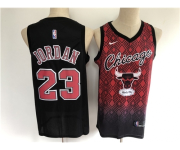 Men's Chicago Bulls #23 Michael Jordan Authentic Black salute edition 2021 New Basketball Jersey