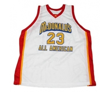 Men's Chicago Bulls #23 Michael Jordan McDonald's All American Stitched Basketball Jersey