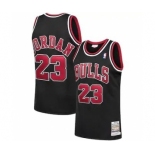 Men's Chicago Bulls #23 Michael Jordan Mitchell & Ness 1997-98 Hardwood Classics Jersey - Black