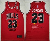 Men's Chicago Bulls #23 Michael Jordan Red 85 Anniversary Nike Swingman Jersey