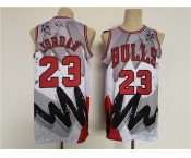 Men's Chicago Bulls #23 Michael Jordan Throwback basketball Jersey