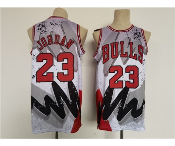 Men's Chicago Bulls #23 Michael Jordan Throwback basketball Jersey