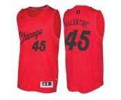 Men's Chicago Bulls #45 Denzel Valentine 2016 Christmas Day Red NBA Swingman Jersey