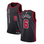 Men's Chicago Bulls #6 Alex Caruso Black 2023-24 City Edition Stitched Basketball Jersey