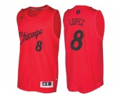 Men's Chicago Bulls #8 Robin Lopez Red 2016 Christmas Day NBA Swingman Jersey