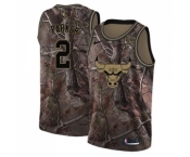 Men's Nike Chicago Bulls #2 Jabari Parker Swingman Camo Realtree Collection NBA Jersey