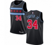 Men's Nike Chicago Bulls #34 Wendell Carter Jr. Swingman Black NBA Jersey - City Edition