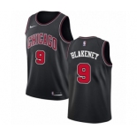 Men's Nike Chicago Bulls #9 Antonio Blakeney Authentic Black NBA Jersey Statement Edition