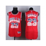 NBA Chicago Bulls #23 Michael Jordan Red jerseys(USA Flag Fashion)