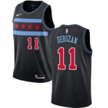 Nike Chicago Bulls #11 Demar Derozan Black NBA Swingman City Edition Jersey