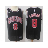 Nike Chicago Bulls #8 Zach LaVine Black NBA Swingman Jersey