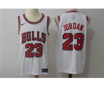 Nike NBA Chicago Bulls #23 Michael Jordan Jersey 2017-18 New Season White Jersey