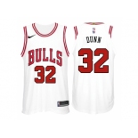 Nike NBA Chicago Bulls #32 Kris Dunn Jersey 2017-18 New Season White Jersey