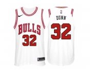 Nike NBA Chicago Bulls #32 Kris Dunn Jersey 2017-18 New Season White Jersey