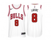 Nike NBA Chicago Bulls #8 Zach Lavine Jersey 2017-18 New Season White Jersey