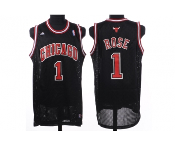 nba chicago bulls #1 rose black (fans edition)