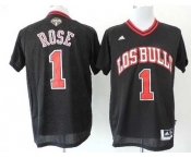 nba chicago bulls #1 rose black[2014 new]