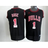 nba chicago bulls #1 rose black[limited edition]