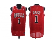 nba chicago bulls #1 rose red (fans edition)