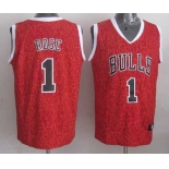 nba chicago bulls #1 rose red leopard print[2014 new]