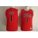 nba chicago bulls #1 rose red[2014 latin nights]